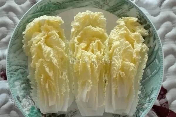 风味粉丝蒸娃娃菜的做法图解3