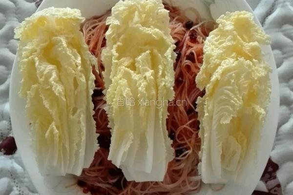 风味粉丝蒸娃娃菜的做法图解7
