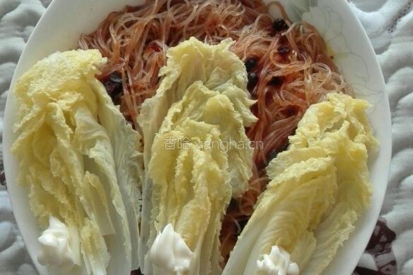 风味粉丝蒸娃娃菜的做法图解10