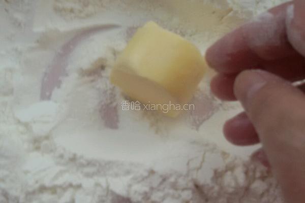 蜜豆司康的做法图解4