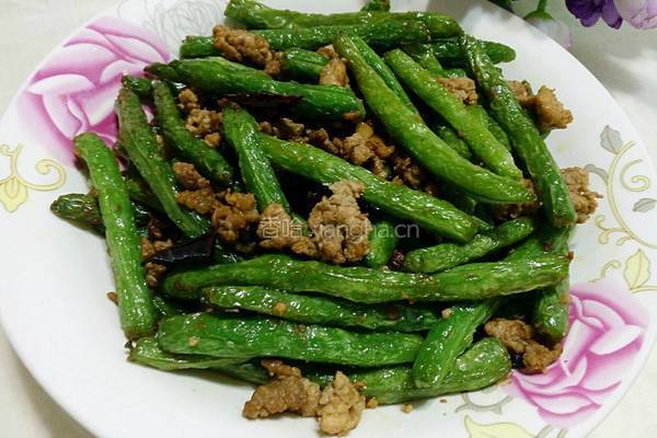 干煸四季豆的做法图解12