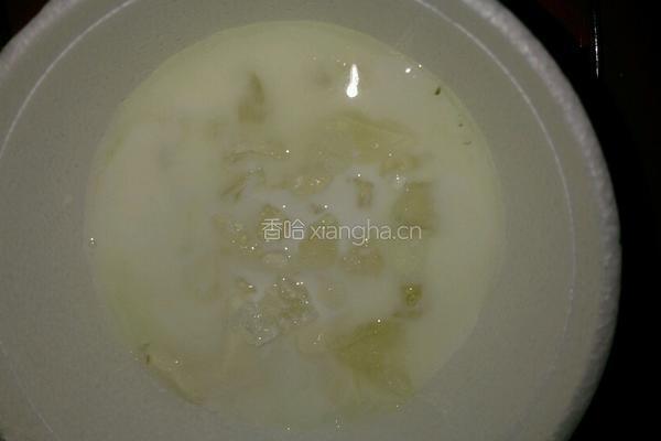 绿豆花布丁（舒芙蕾）的做法图解2