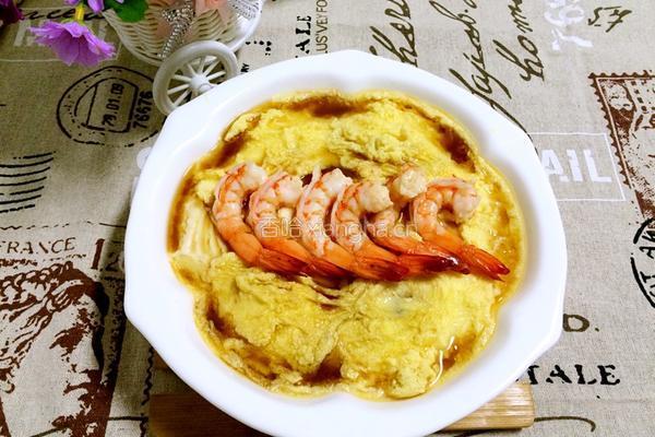 虾仁豆腐鸡蛋羹的做法图解9