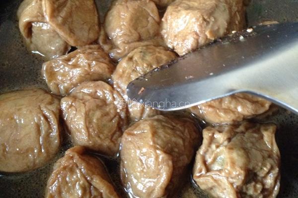 油面筋塞肉的做法图解9