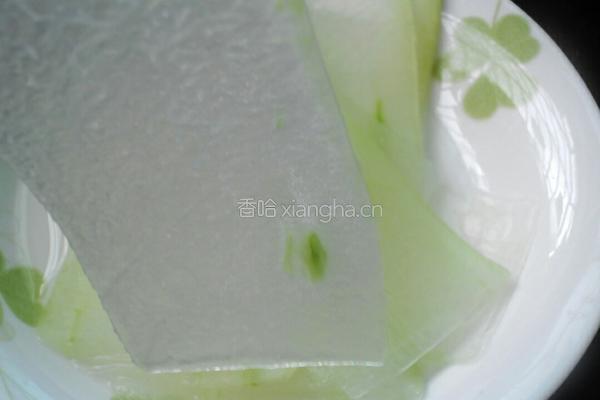 水晶冬瓜卷的做法图解4