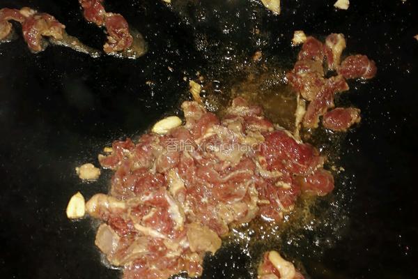 西芹炒牛肉的做法图解4