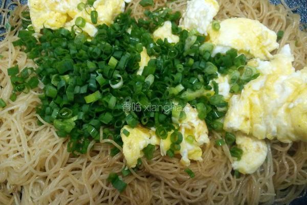 鸡蛋炒米粉的做法图解9