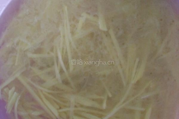 家常土豆丝的做法图解3