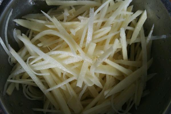 家常土豆丝的做法图解4