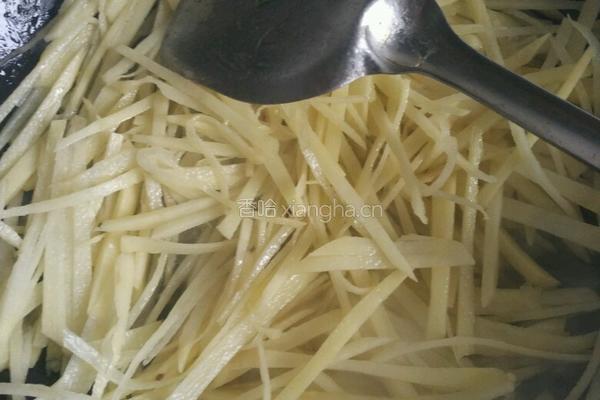 家常土豆丝的做法图解7