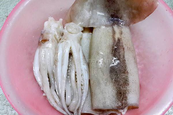 美极鱿鱼筒的做法图解1