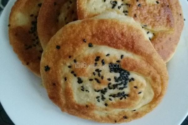 发面黑芝麻咸饼的做法图解7