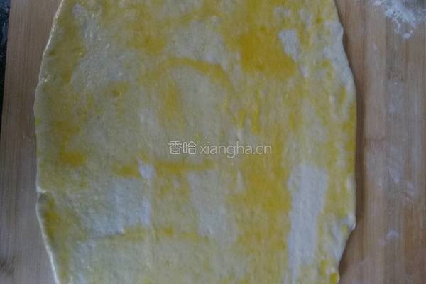 发面黑芝麻咸饼的做法图解3