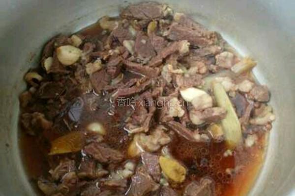 牛肉炖豆腐的做法图解4