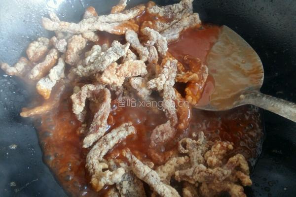 糖醋瘦肉的做法图解14