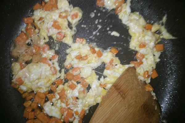 虾仁蛋炒饭的做法图解5