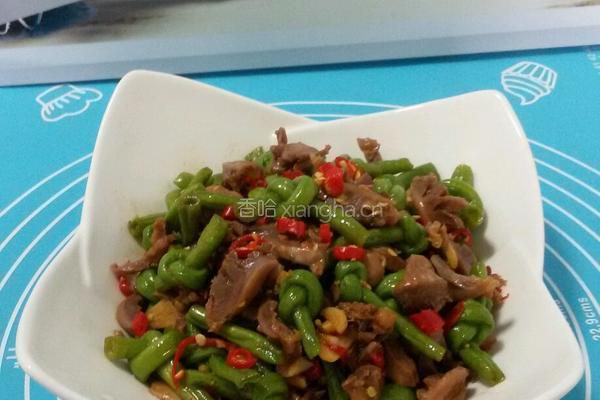 豆角炒鸡胗的做法图解12