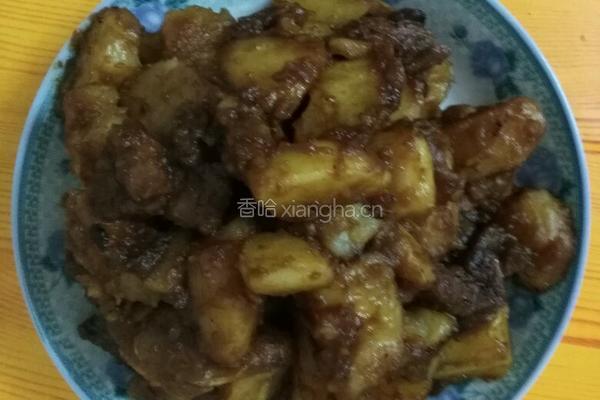 红烧肉+土豆
