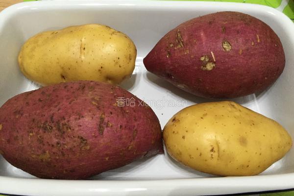 烤红薯、土豆的做法图解1