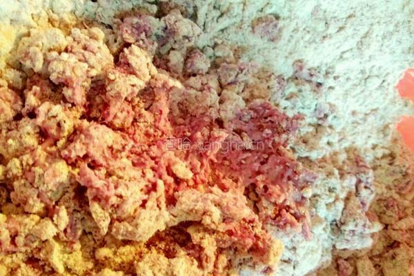 豆沙紫薯玫瑰花汤圆的做法图解5