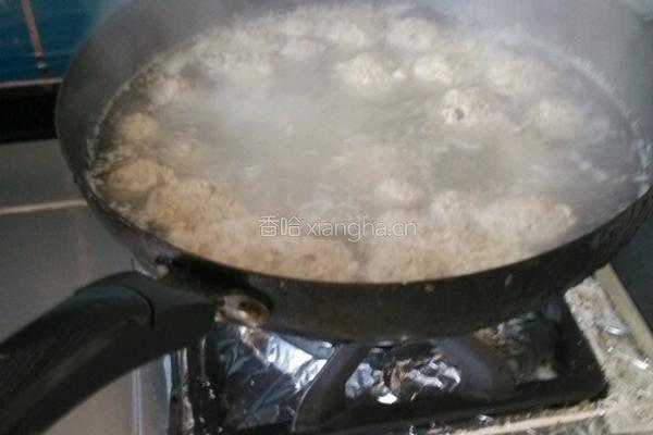 水煮肉圆的做法图解4