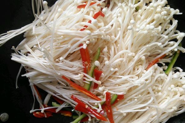 双椒金针菇的做法图解5