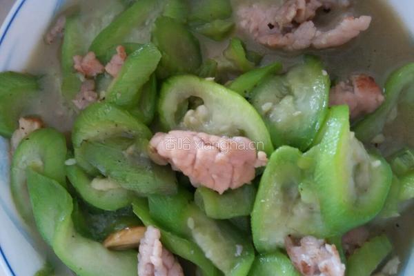 丝瓜炒肉片的做法图解10