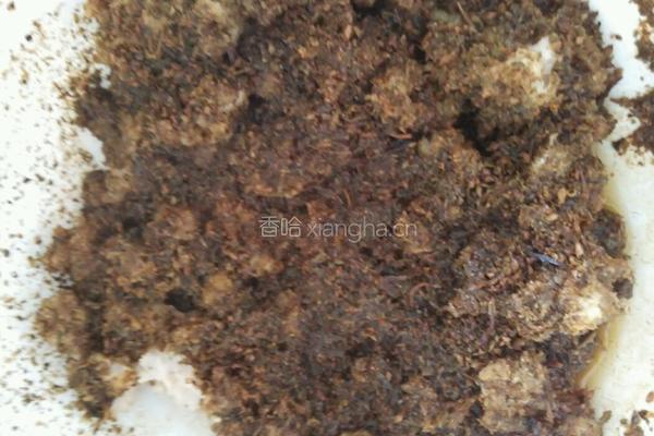 鸡肝散炖腿肉末的做法图解9