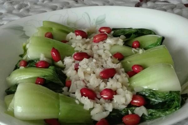 蒜蓉花生炒青菜的做法图解11
