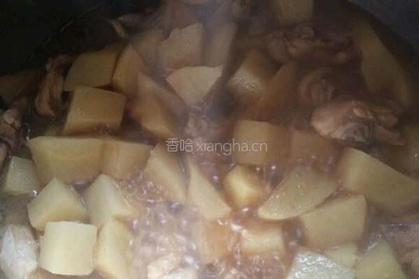 土豆烧鸡的做法图解3