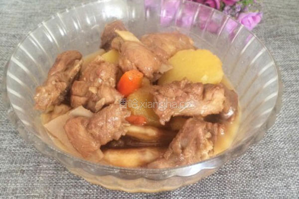 土豆烧鸭块的做法图解10