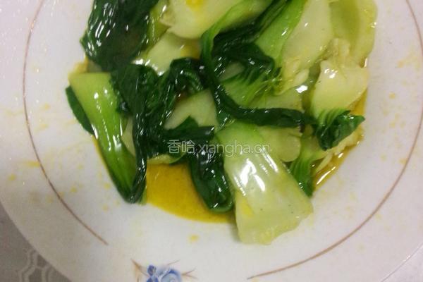 蒜末上海青的做法图解5