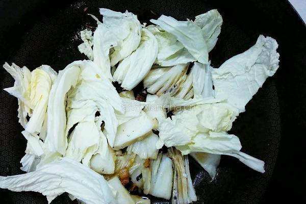 醋熘白菜的做法图解7