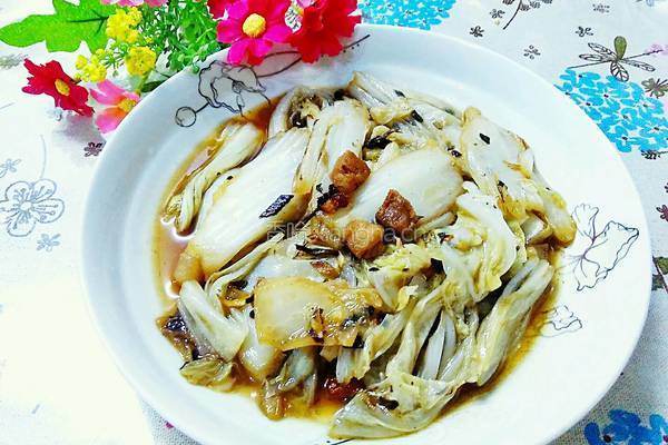 醋熘白菜的做法图解15