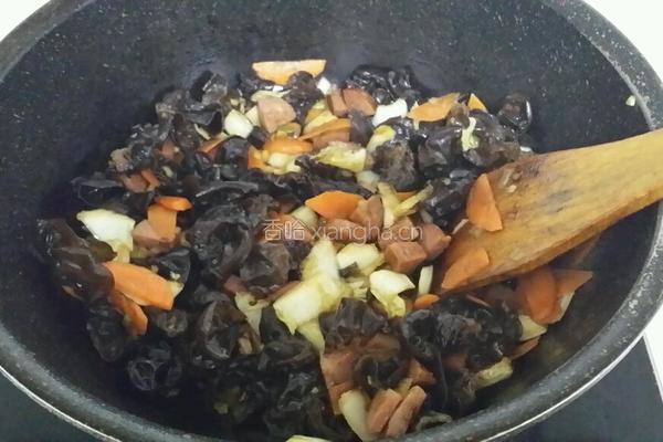 木耳白菜的做法图解4