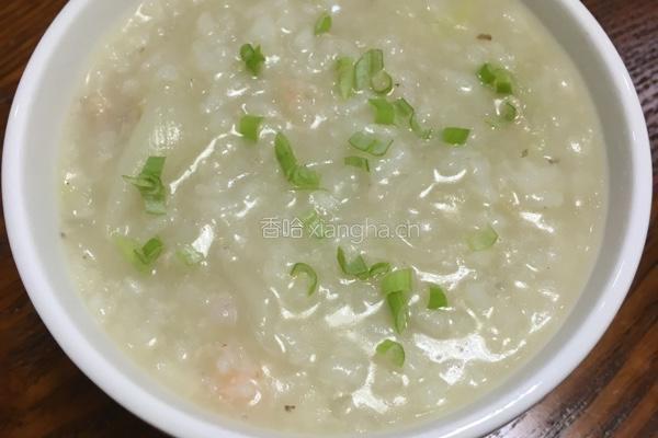 鲜虾鸡肉粥的做法图解7