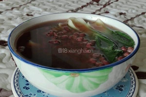 青菜红豆汤的做法图解9