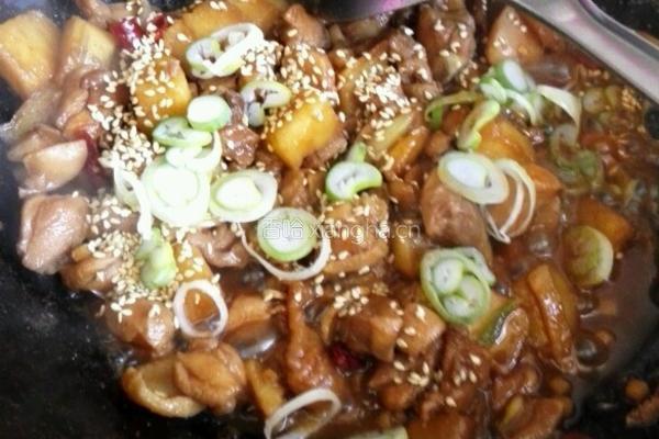 红烧鸡块烧土豆的做法图解8