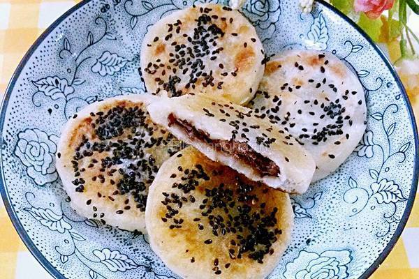 芝麻蜜豆饼的做法图解9