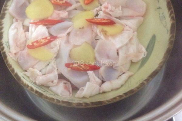 秘制梭子鱼蒸鱼泡的做法图解7