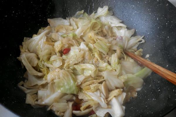 糖醋圆白菜。的做法图解7