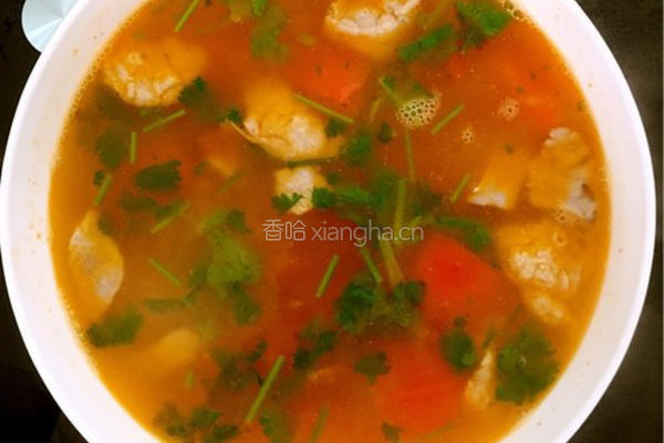 西红柿猪肺汤的做法图解4