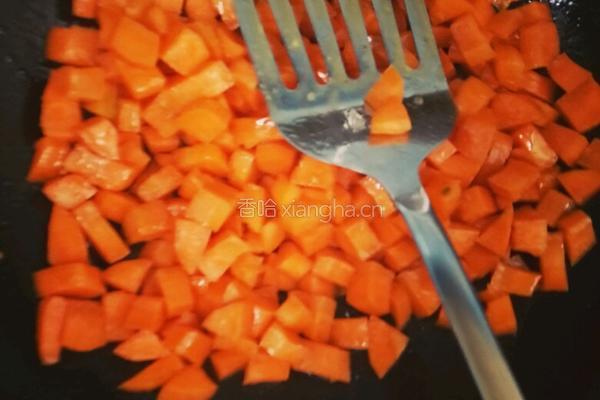 杂蔬炒饭的做法图解2