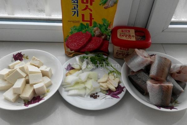 韩式鳕鱼炖豆腐的做法图解1