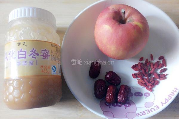 红枣苹果汤的做法图解1
