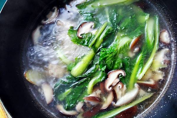 香菇白菜排骨汤的做法图解17