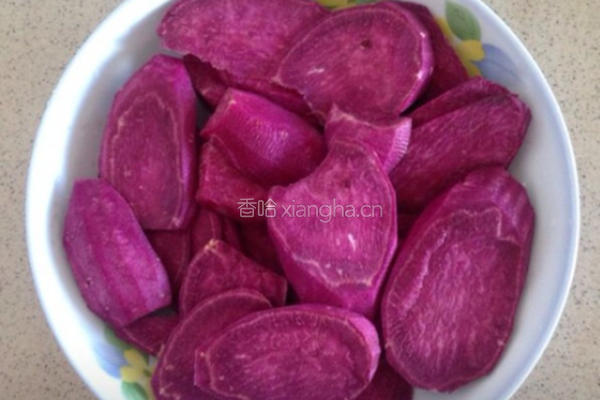 紫薯奶酪珍珠丸子的做法图解2