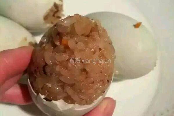 咸蛋糯米饭的做法图解4