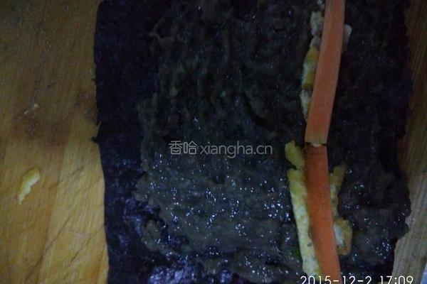 乌鸡紫菜卷的做法图解8