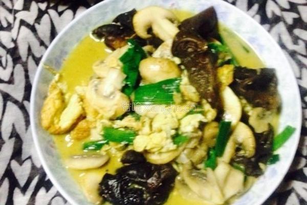 鸡蛋炒蘑菇的做法图解8